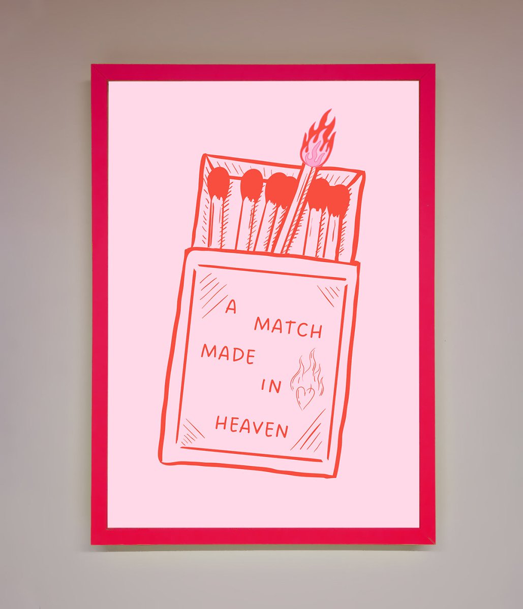 A Match Made In Heaven Framed Wall Art - Zestio