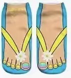 3D-printed Flip-flop Toe Socks