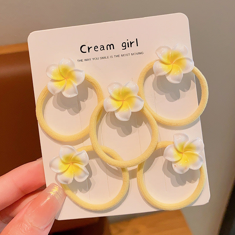 Flower Hair Clips for Women - Sweet Plumeria Barrettes & Hair Accessories