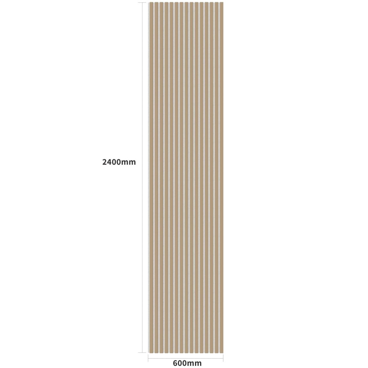 Acoustic Wall Panels in Biscuit with White Backing - Zestio