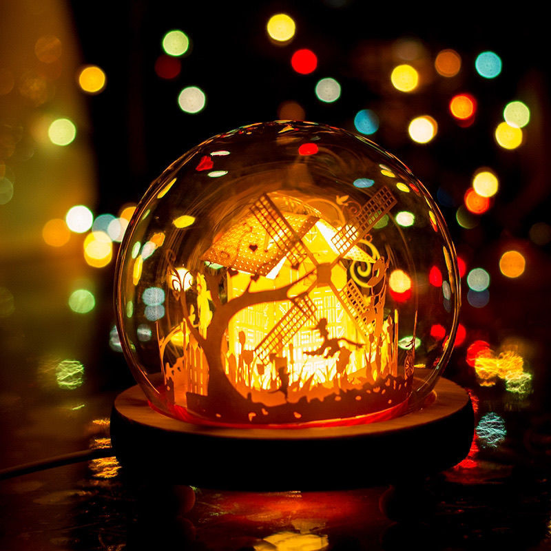 Hand-made Three Dimensional Night Light