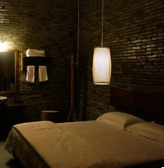 Creative Bamboo Pendant & Wall Light – Natural Woven Lighting for Home Decor