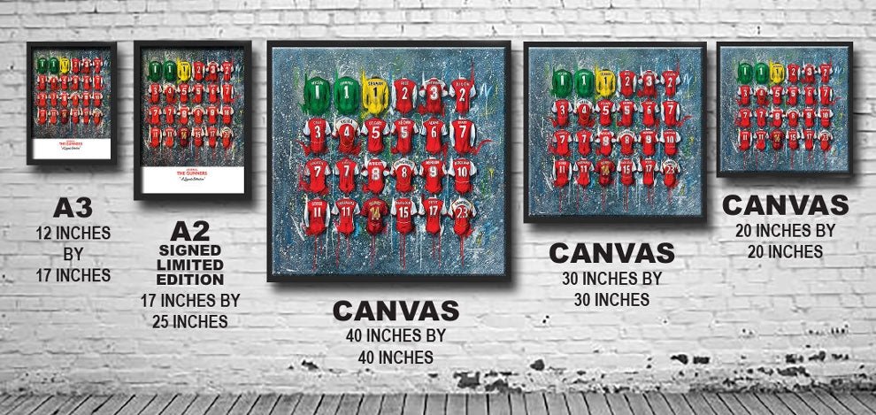 Derby County FC Shirts - A2 Signed Limited Edition Prints