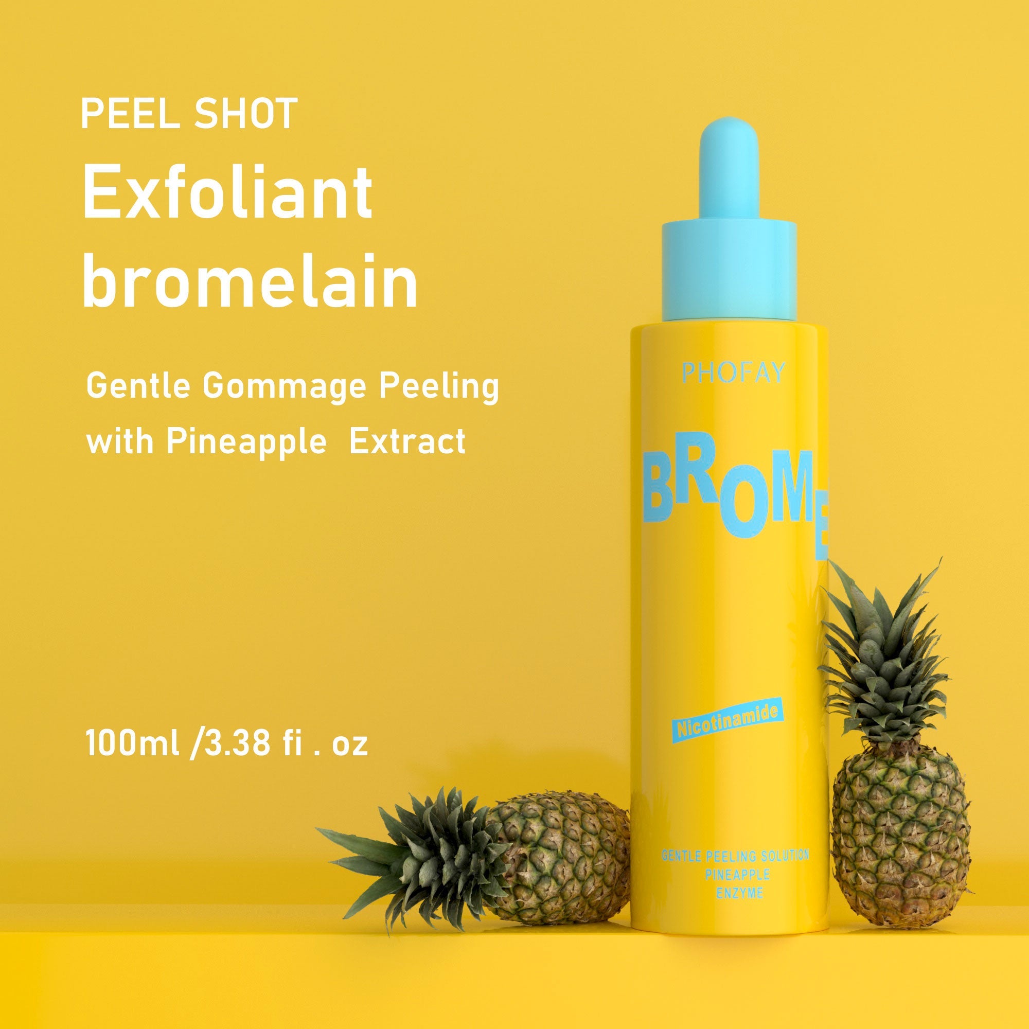 PHOFAY GLYCOLIC ACID AHA EXFOLIATING BRIGHTENING TONER