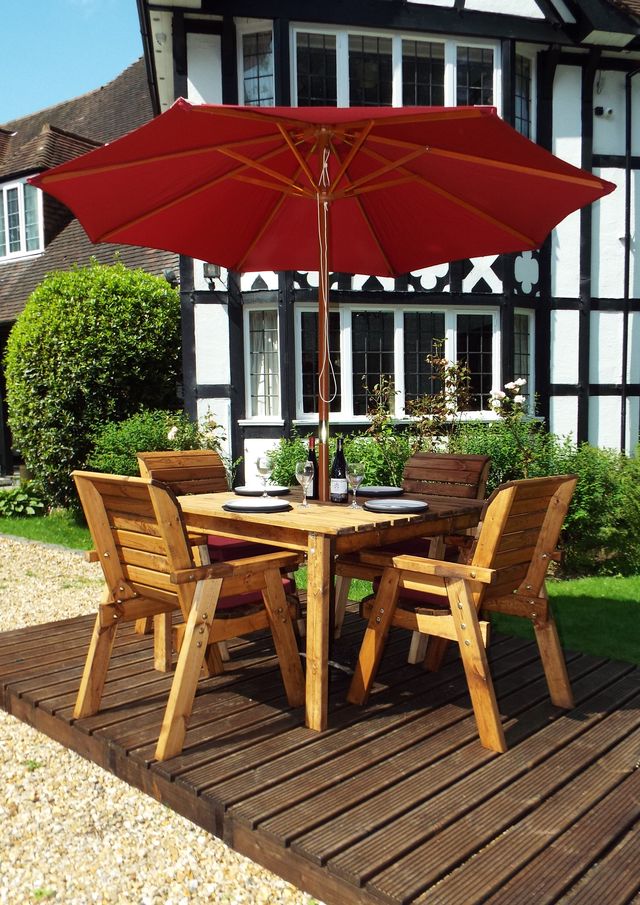 Four Seater Square Table Set