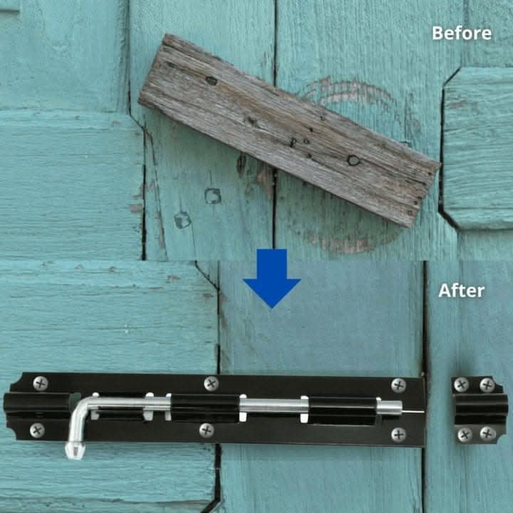 Jumbo Tower Bolt Lock 8"