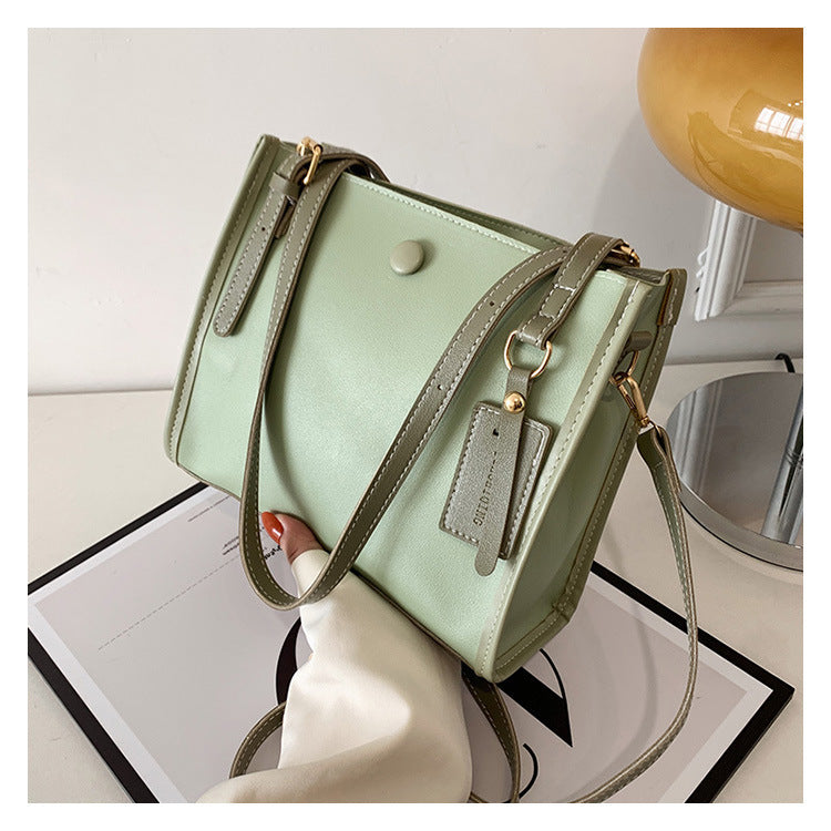 Fashion Stitching Popular Shoulder Messenger Bag