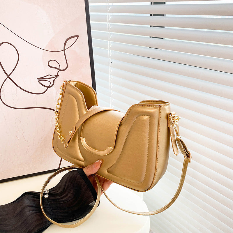 Shell-pressing Fashion Shoulder Messenger Bag