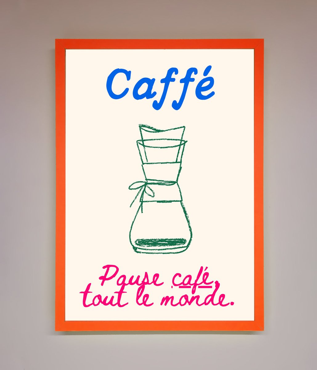 Caffe Art Framed Print - Zestio