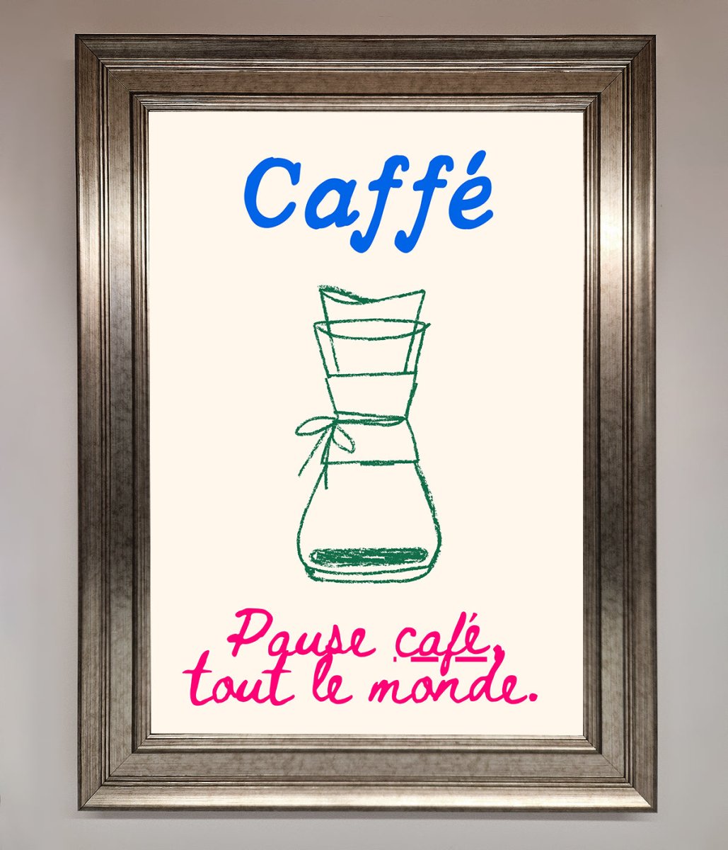 Caffe Art Framed Print - Zestio