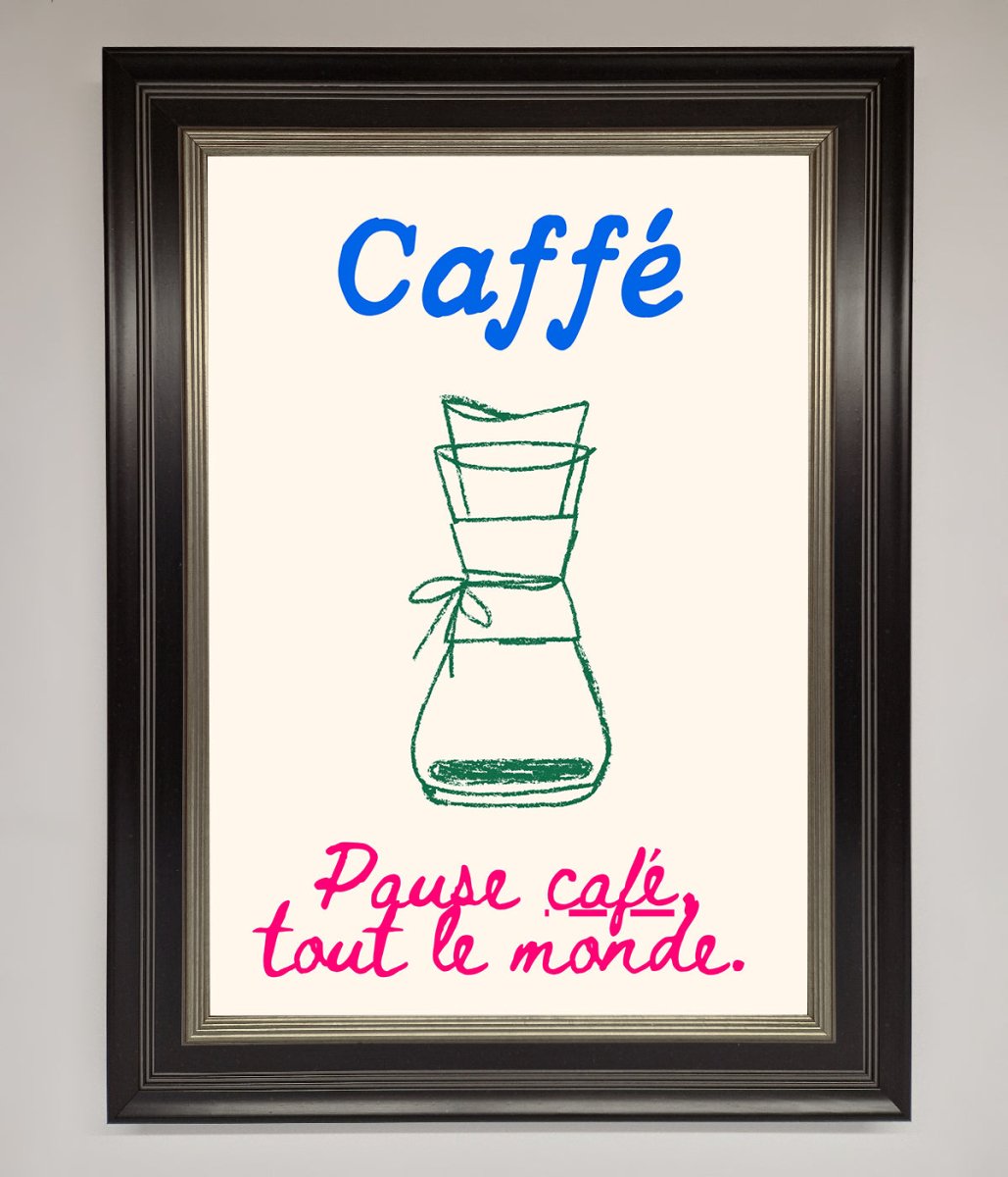 Caffe Art Framed Print - Zestio