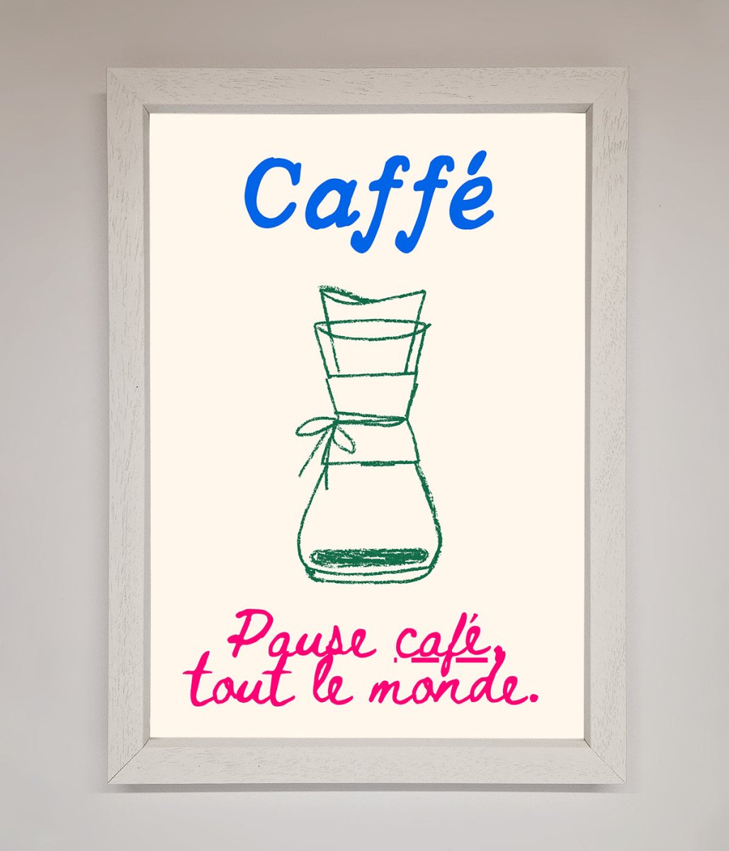 Caffe Art Framed Print - Zestio
