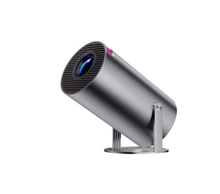 4K Portable Mini Projector - 180° Auto-Focus Home Cinema Projector with HD 1080P Support | Compact Smart Video Projector