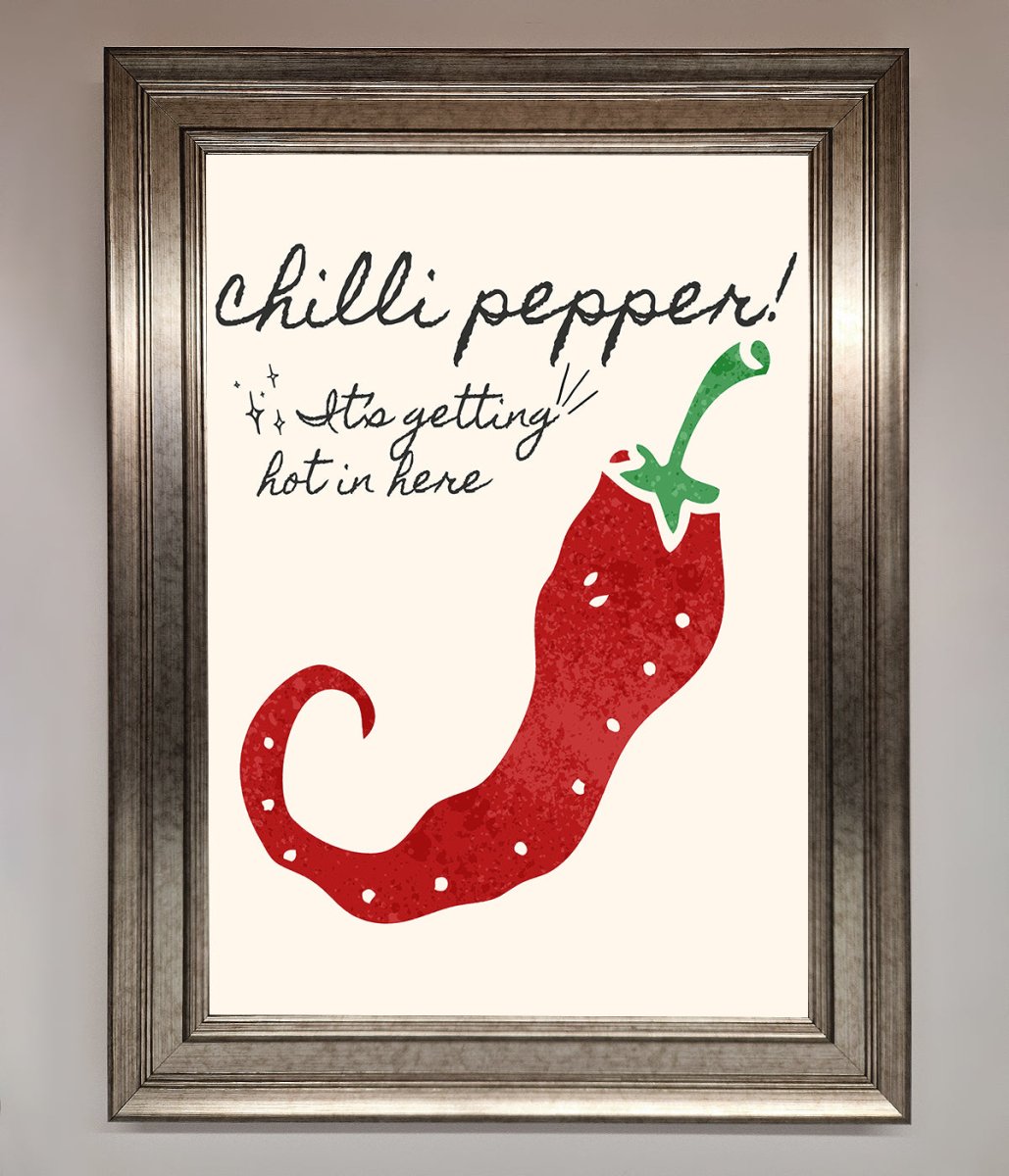 Chili Pepper Framed Print - Zestio