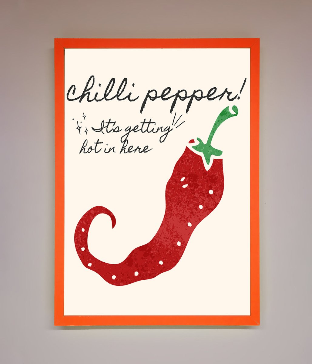 Chili Pepper Framed Print - Zestio