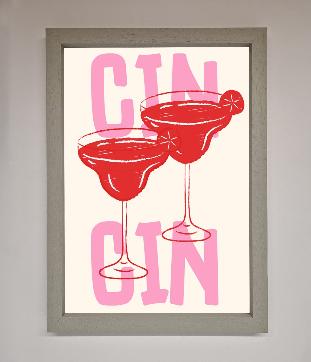 Cin Cin Framed Print - Zestio