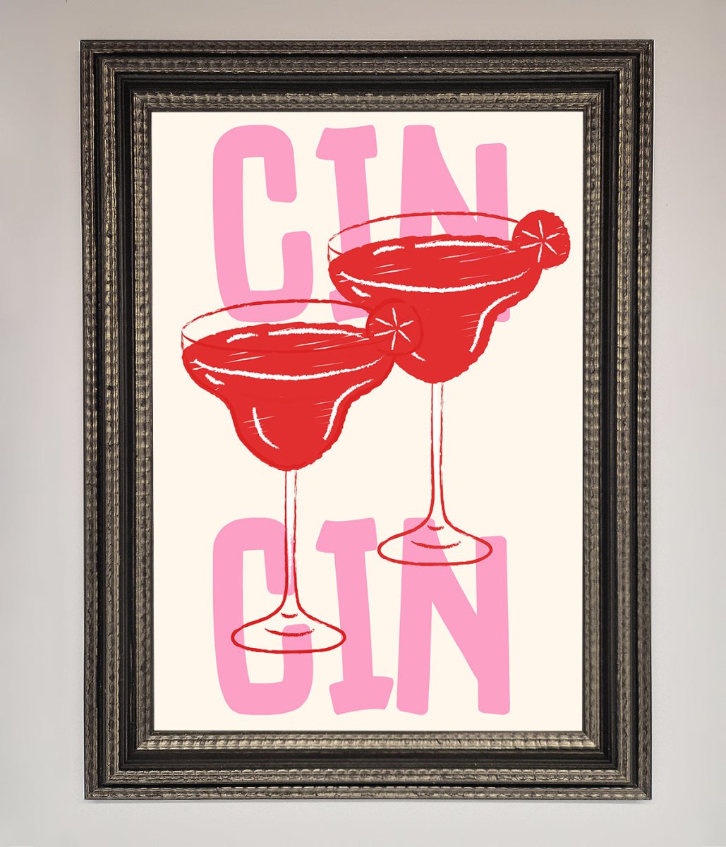 Cin Cin Framed Print - Zestio