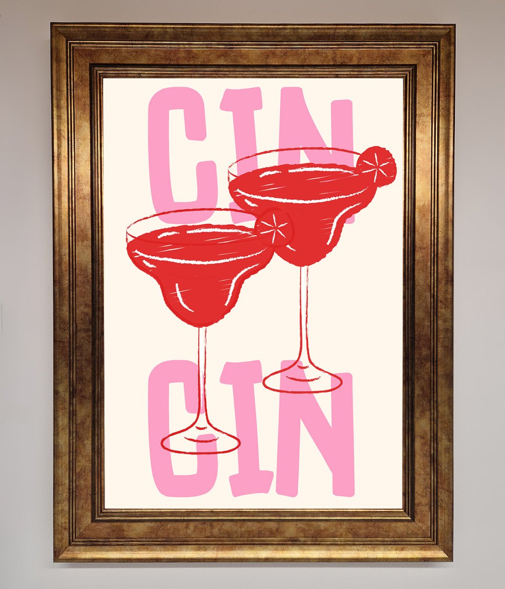 Cin Cin Framed Print - Zestio