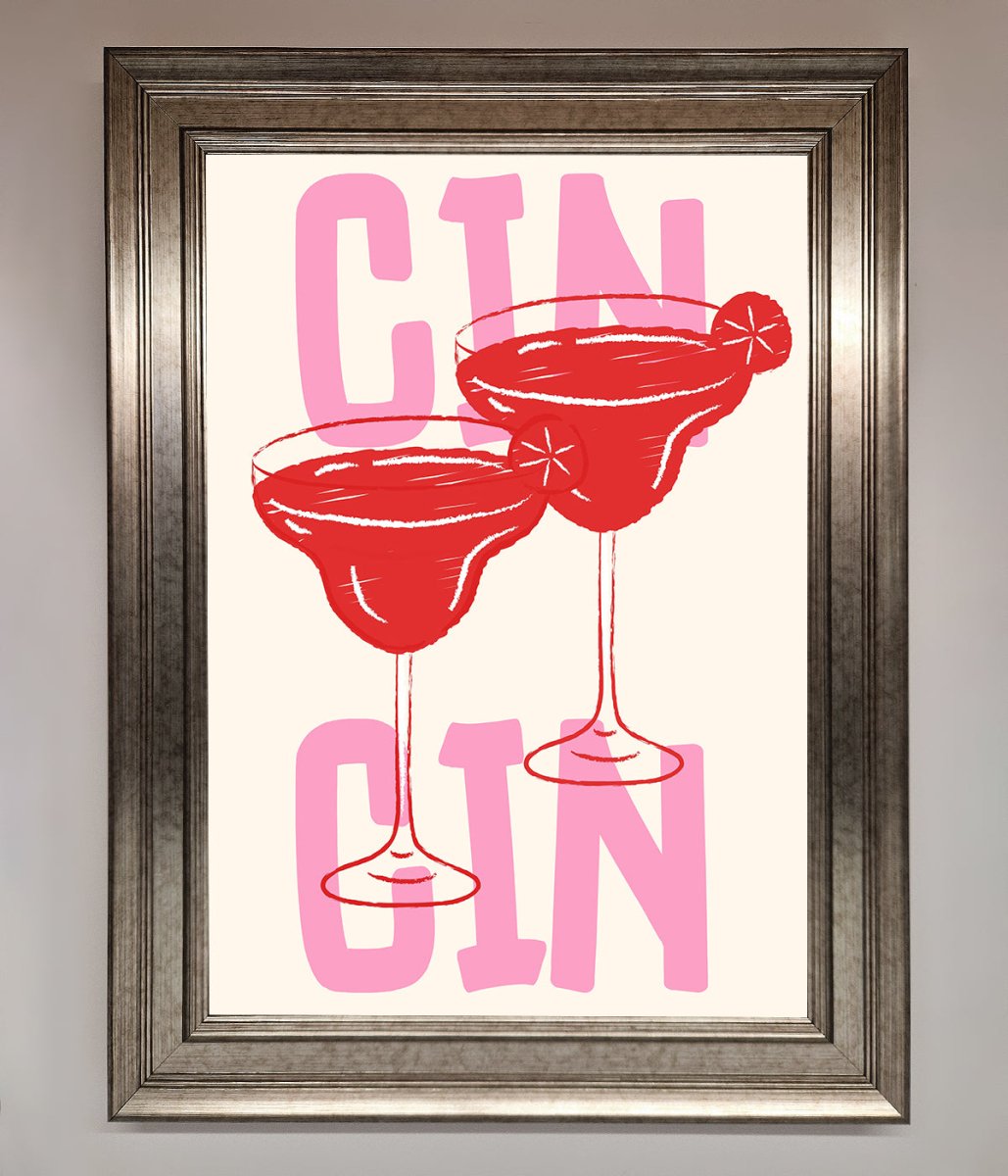 Cin Cin Framed Print - Zestio