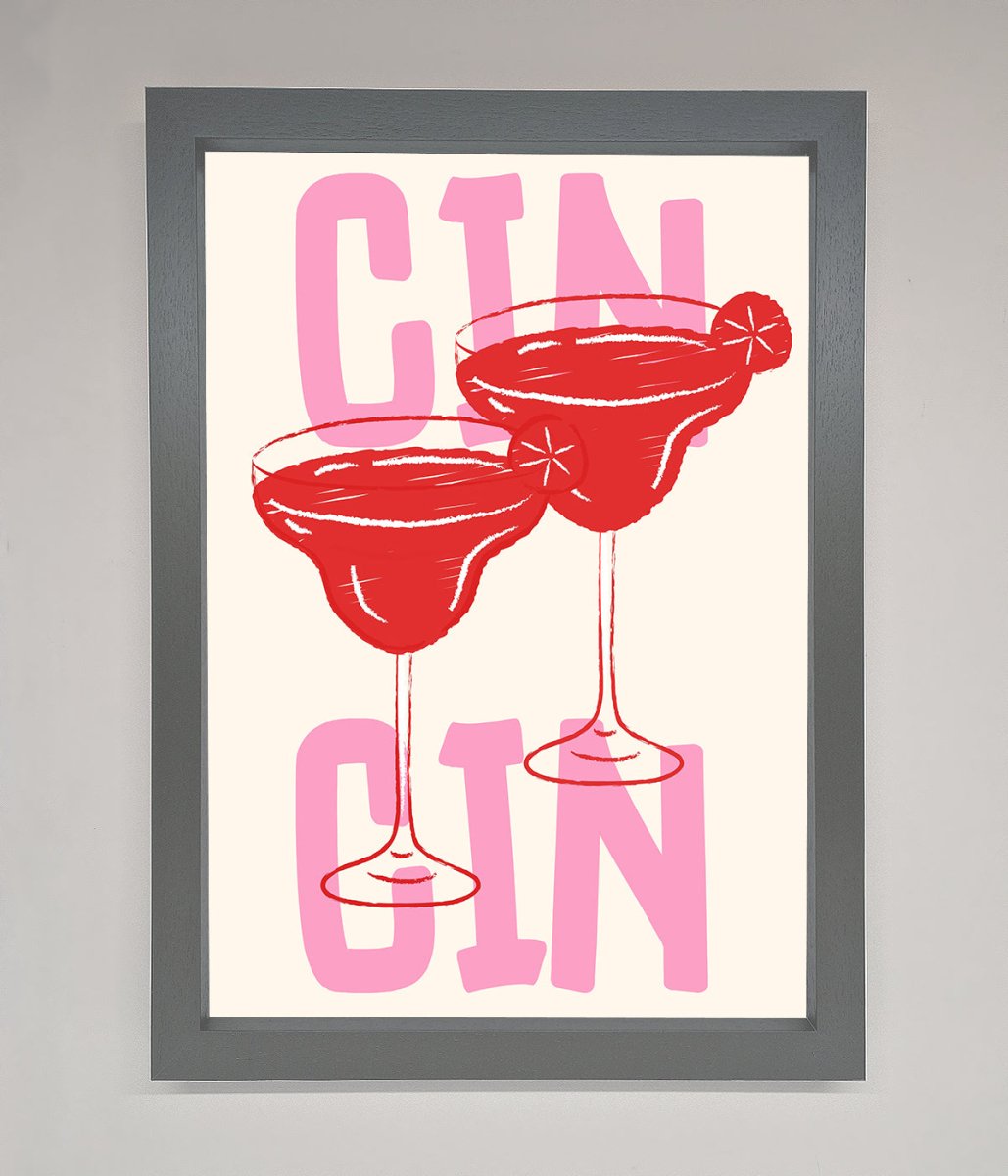Cin Cin Framed Print - Zestio