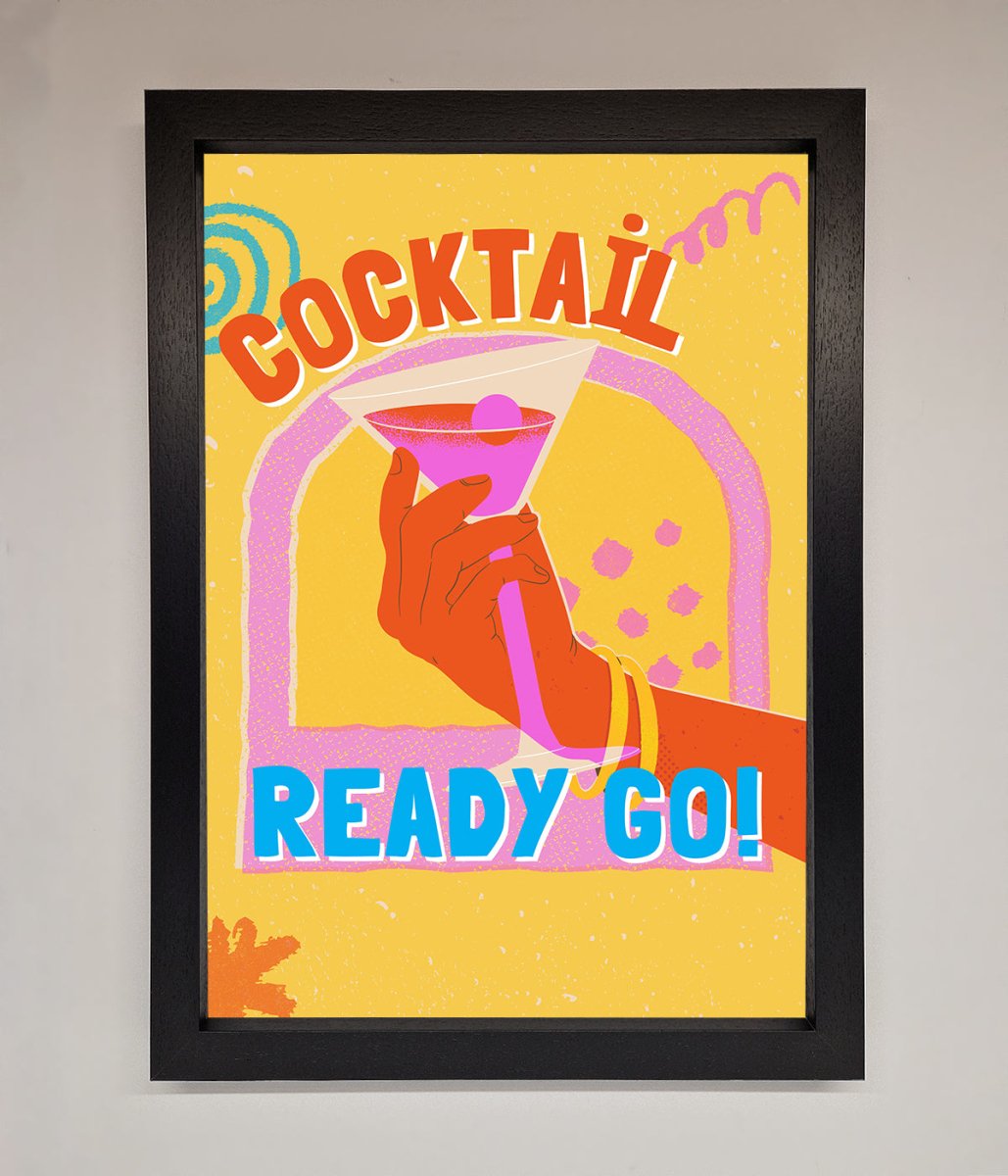 Cocktail Ready Go Framed Poster - Zestio