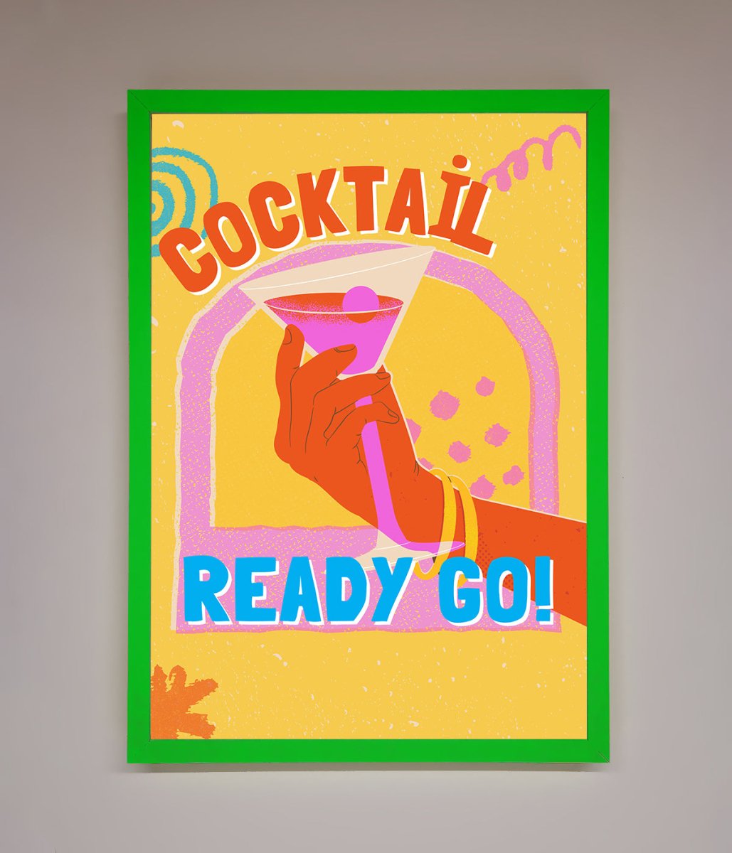 Cocktail Ready Go Framed Poster - Zestio