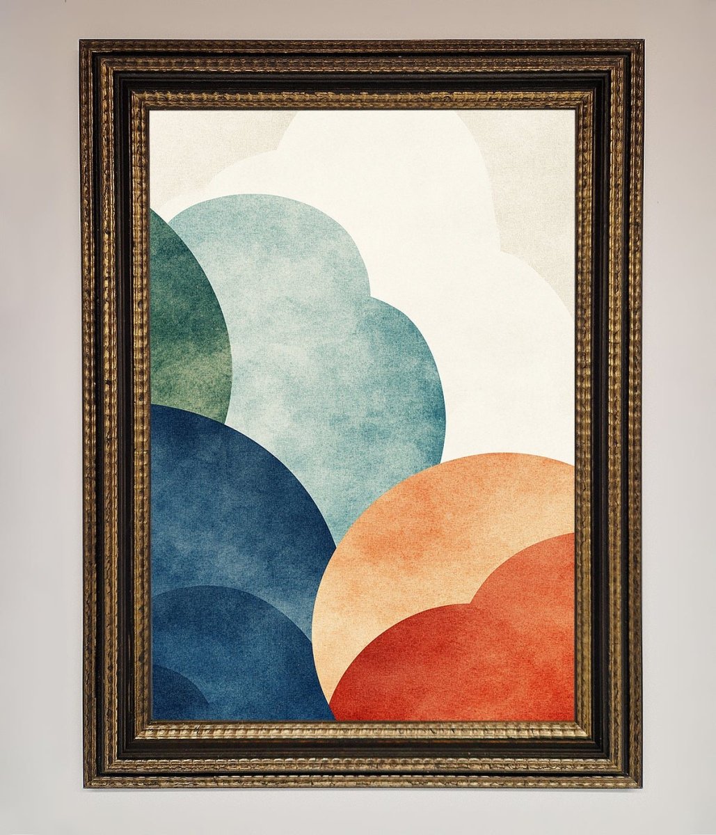 Colour Clouds Framed Wall Art - Zestio