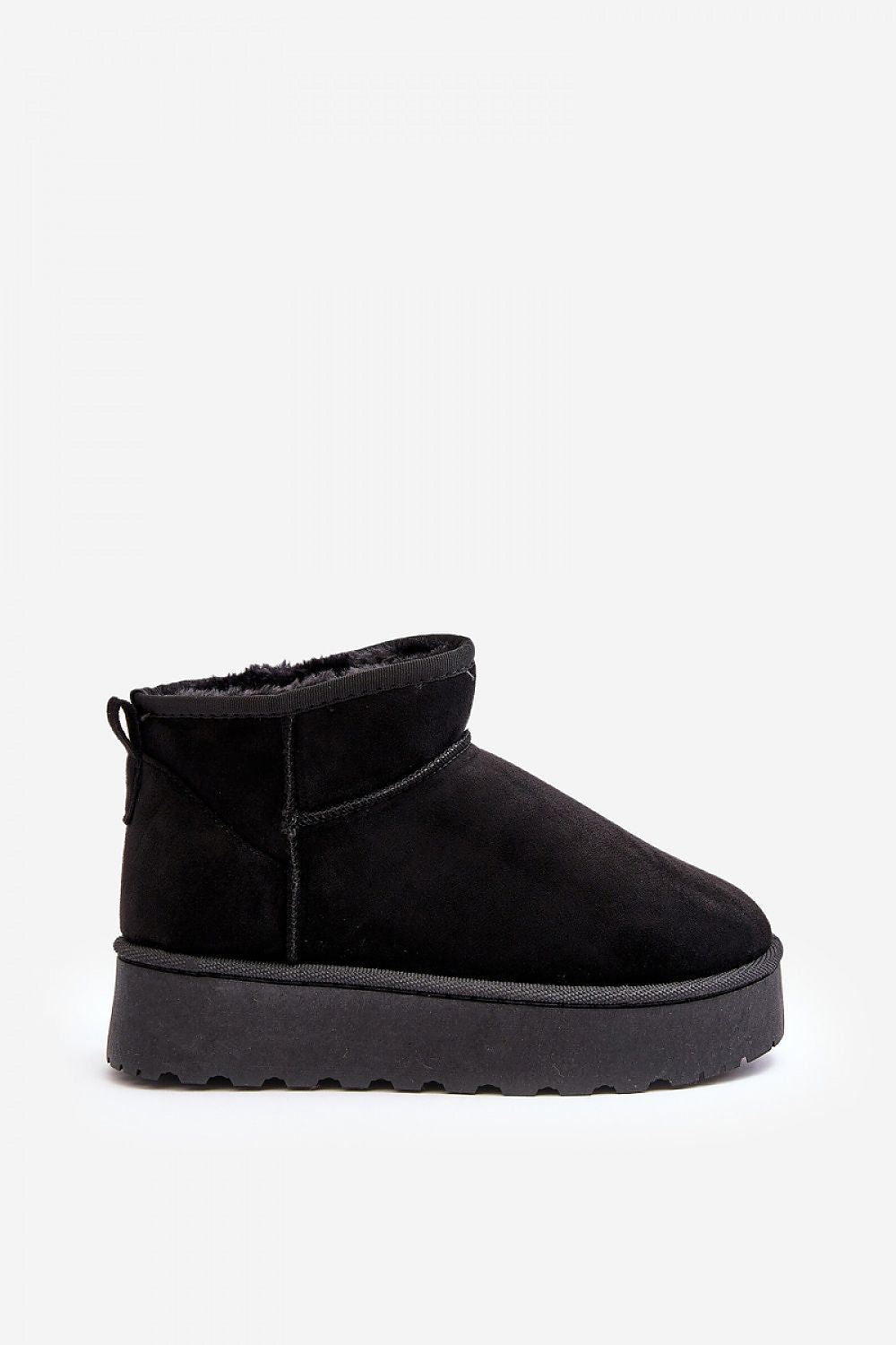 Luxury Eco Suede Snow Boots with Thick Faux Fur Lining, Ankle-High, Sizes EU 36-41