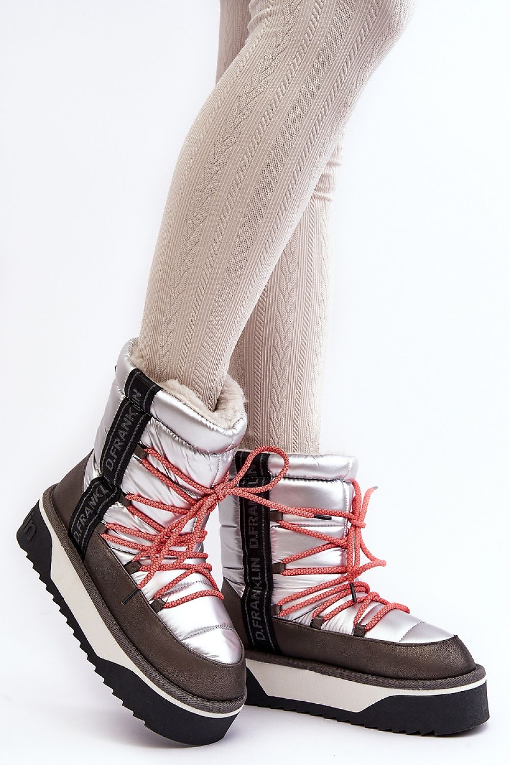 Luxury Vegan Waterproof Women's Snow Boots with Faux Fur Lining and Non-Slip Sole