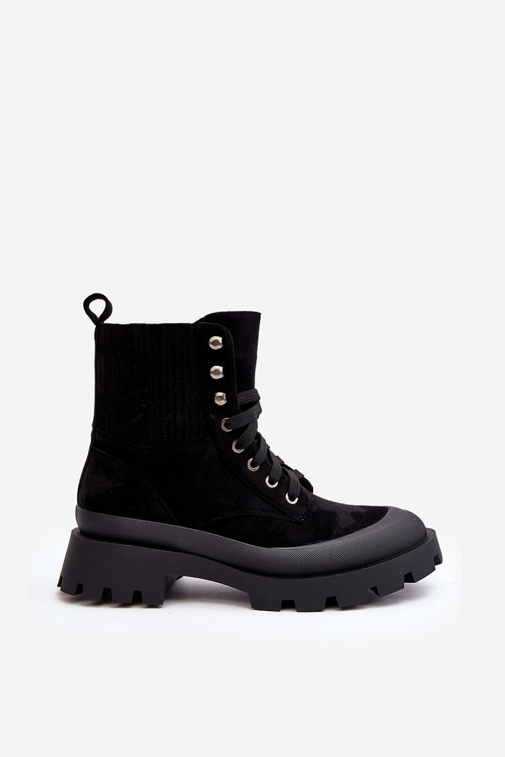 Women's Eco-Suede Trapper Shoes with Thick Sole and Insulated Lining for Autumn-Winter Style