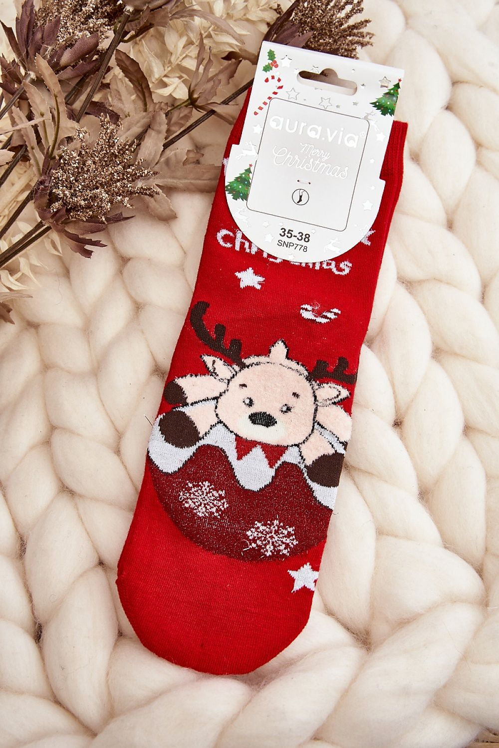 Luxury Christmas Design Women's Cotton Socks - Ideal Winter Gift - High Quality Comfort