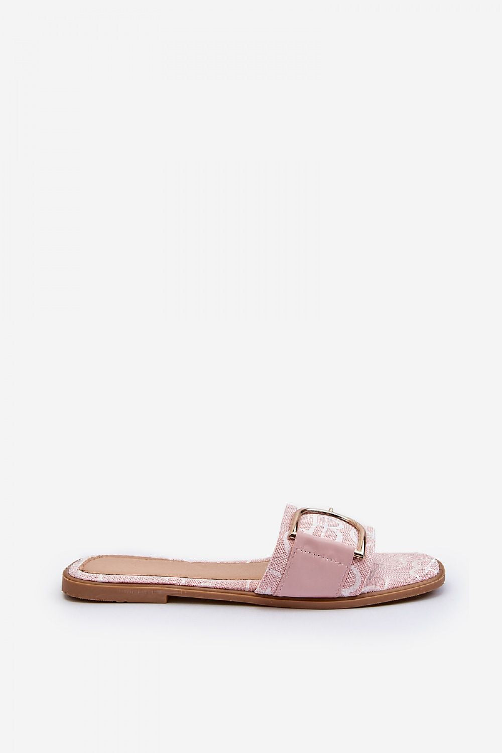 Elegant Women's Flat-Heeled Flip-Flops with Gold Detailing for Summer Style