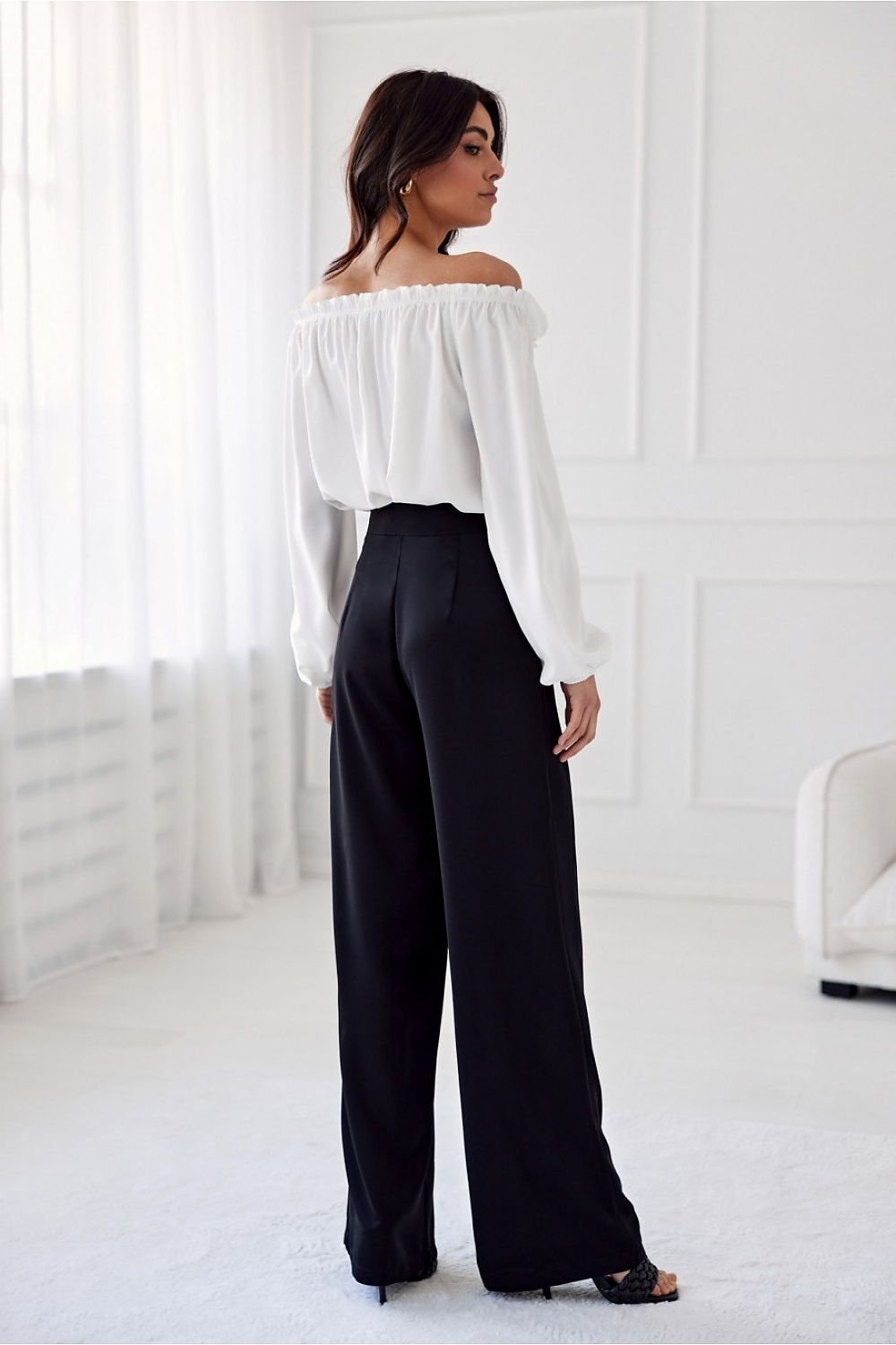 Alaya women's trousers by roco fashion | high-waisted wid...