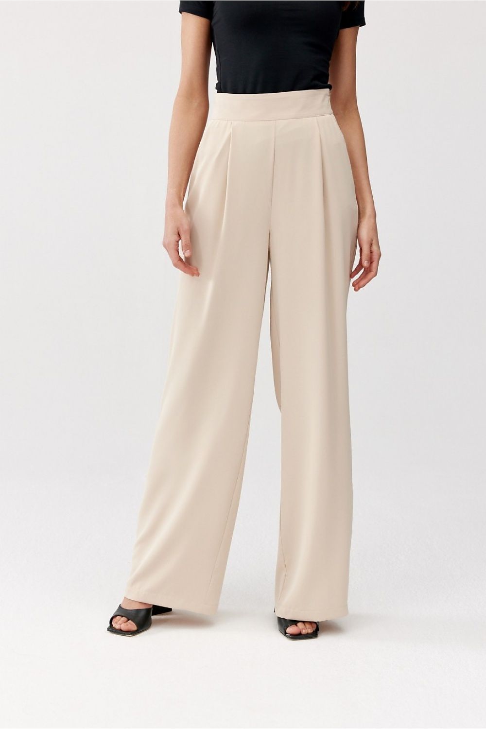Alaya women's trousers by roco fashion | high-waisted wid...