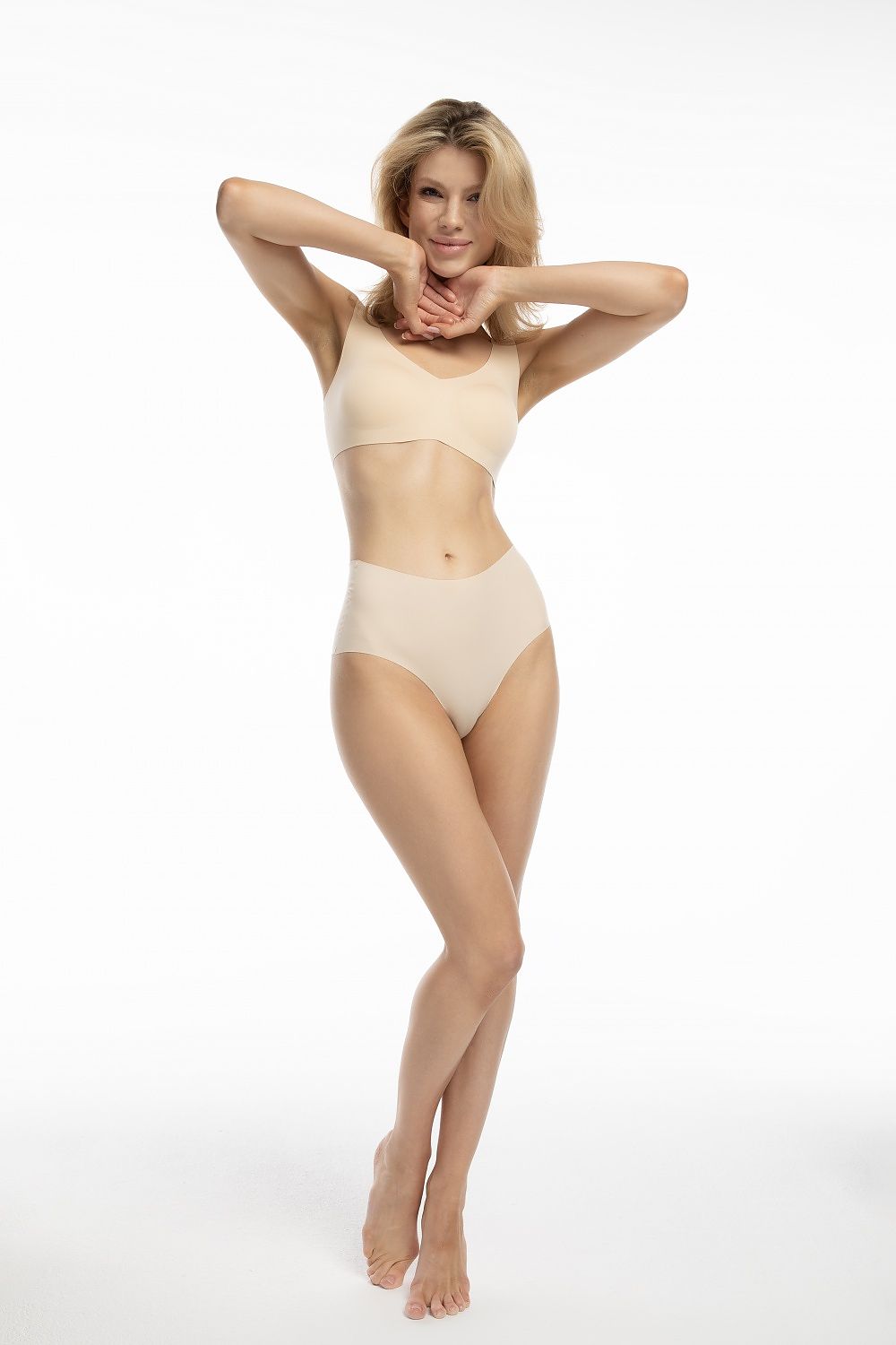 Julimex Infinity High-Waisted Briefs - Seamless Comfort with Laser-Cut Technology