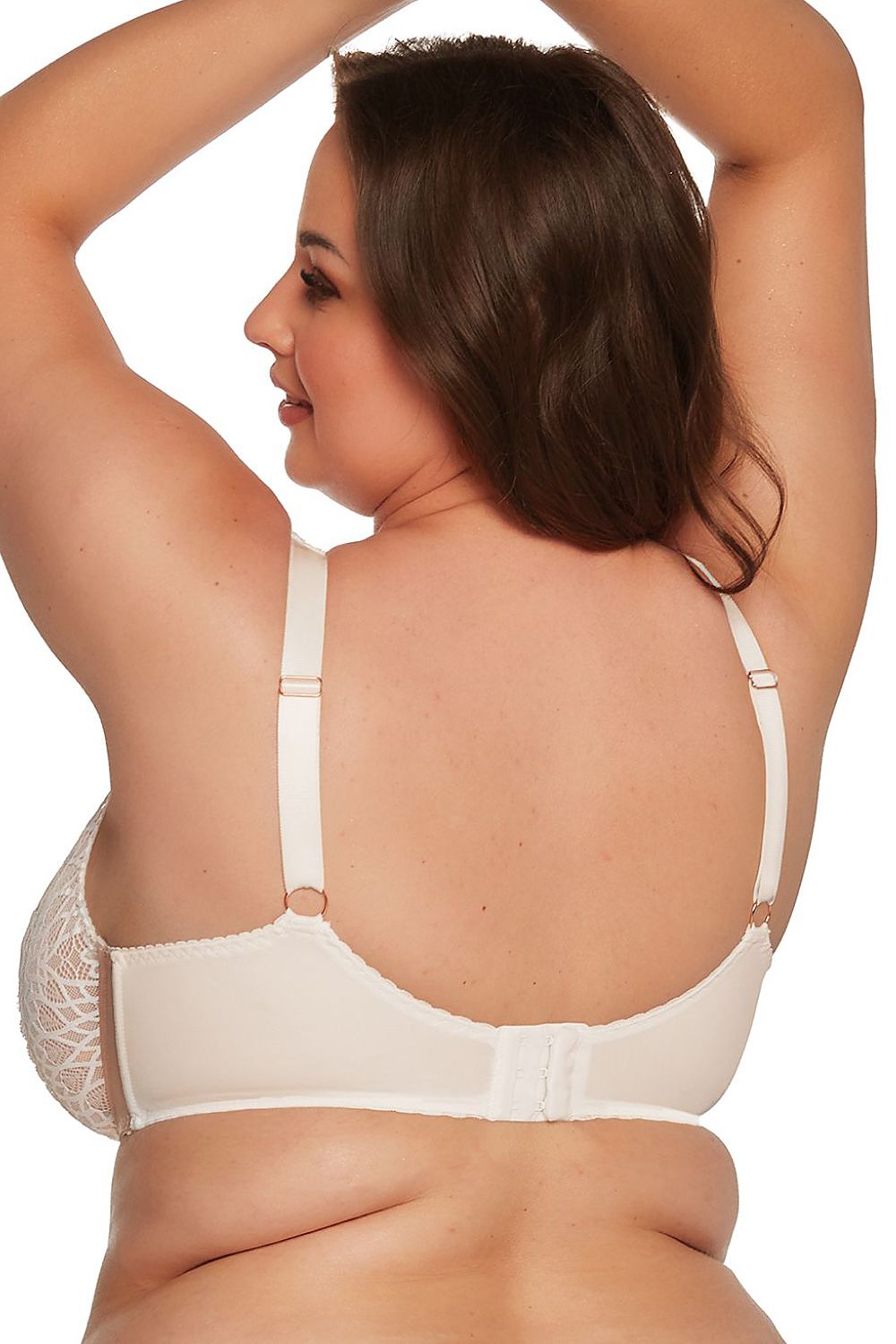 Luxurious Soft Gaia Bra with Full Support, Elegant Lace, and Adjustable Comfort Straps