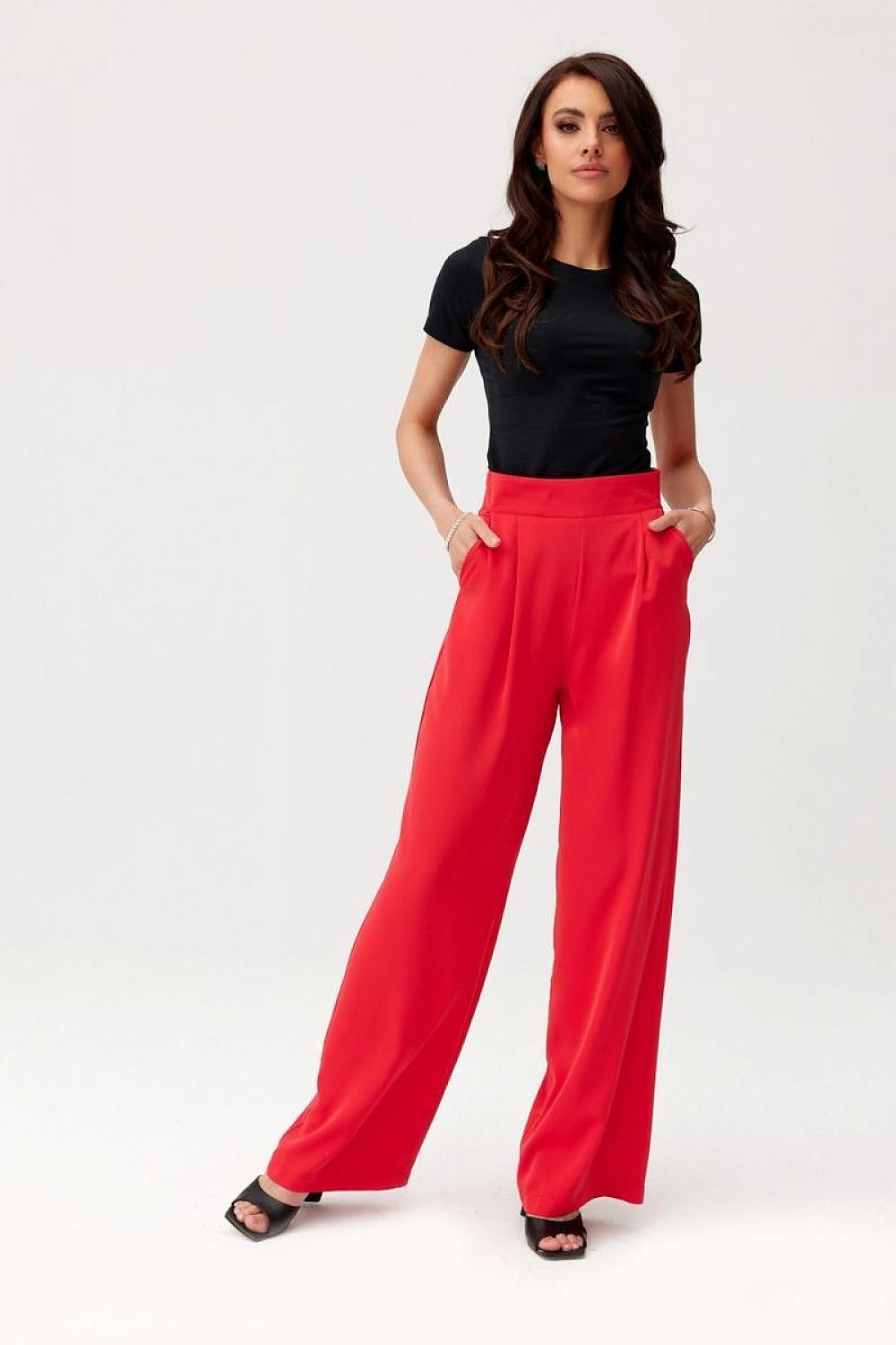 Alaya women's trousers by roco fashion | high-waisted wid...