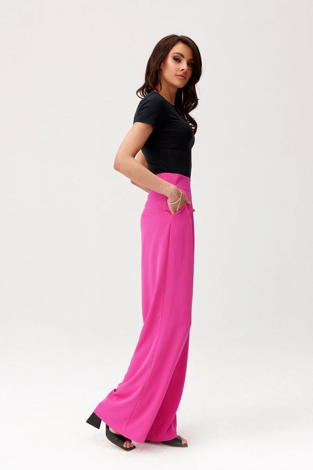 Alaya women's trousers by roco fashion | high-waisted wid...
