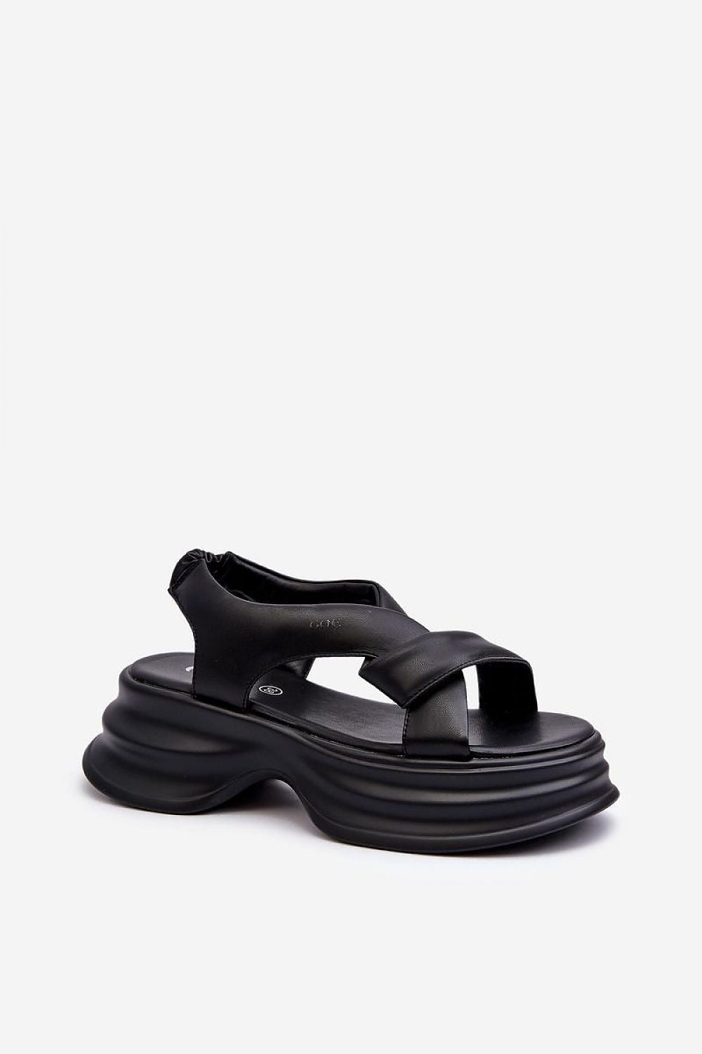 Luxury Goe Natural Leather Sandals with 4.5cm Platform - Stylish & Comfortable Footwear