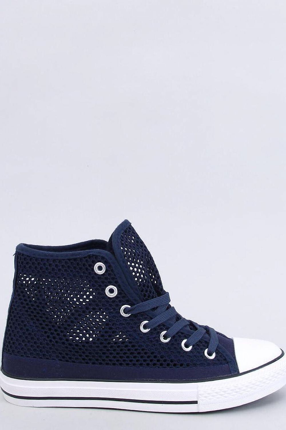 Inello Women’s High-Top Sneakers – Lace-Up, Breathable Fabric, Unique Design
