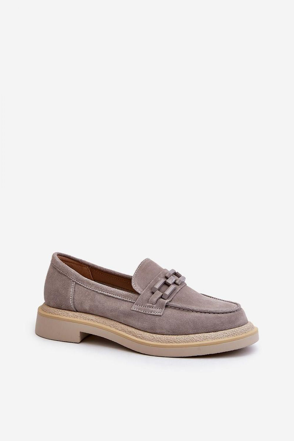 Luxury Women's Suede Moccasins with Natural Leather Footbed - Practical & Fashionable Comfort