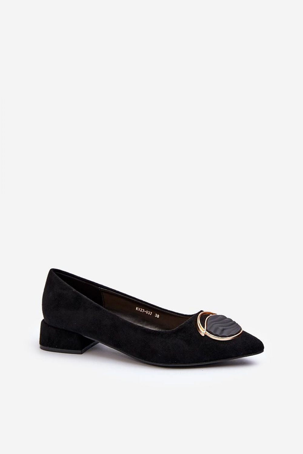 Elegant Eco-Suede Heel Pumps with Pointed Nose and Leather Insole – Perfect for Formal and Everyday Wear