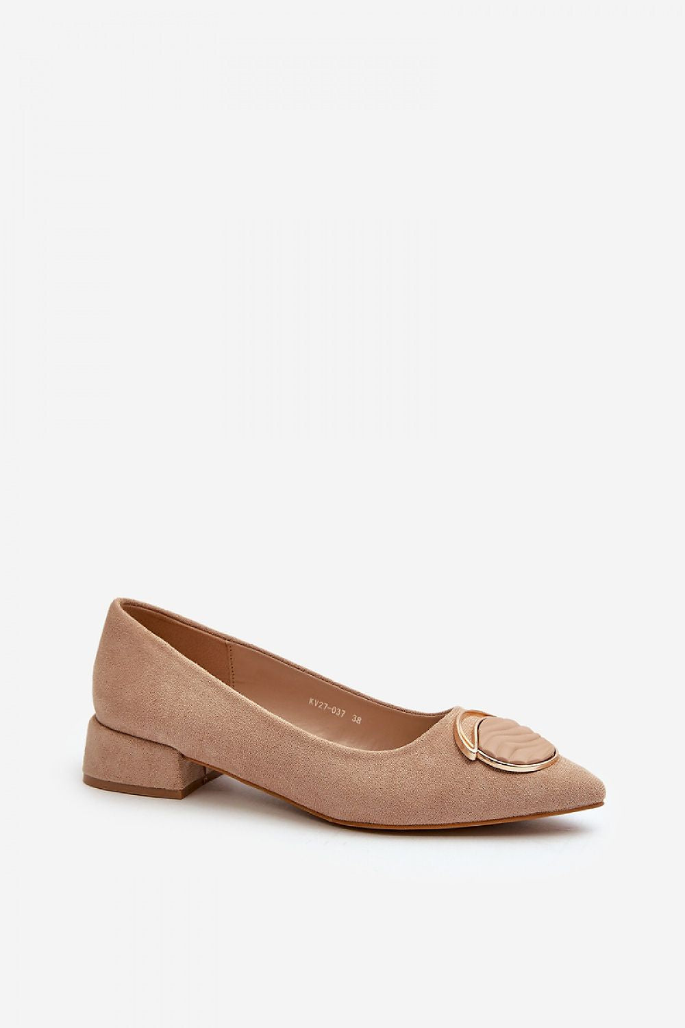 Elegant Eco-Suede Heel Pumps with Pointed Nose and Leather Insole – Perfect for Formal and Everyday Wear