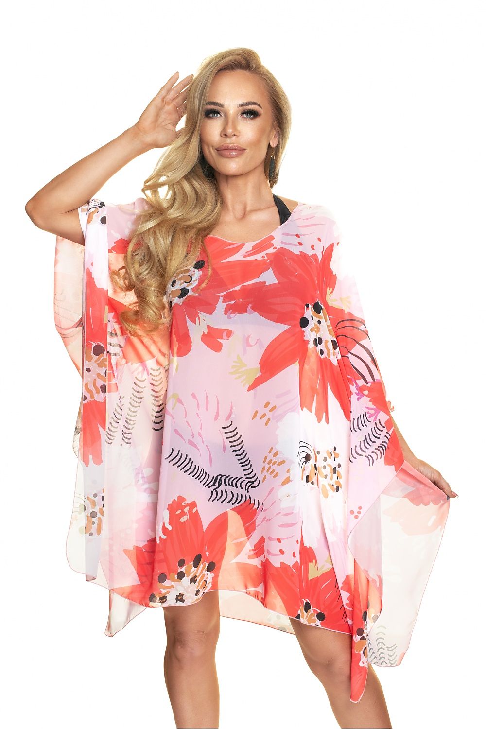Irall Beach Tunic in Airy Chiffon - Stylish Quick-Drying Cover-Up, Perfect for Summer