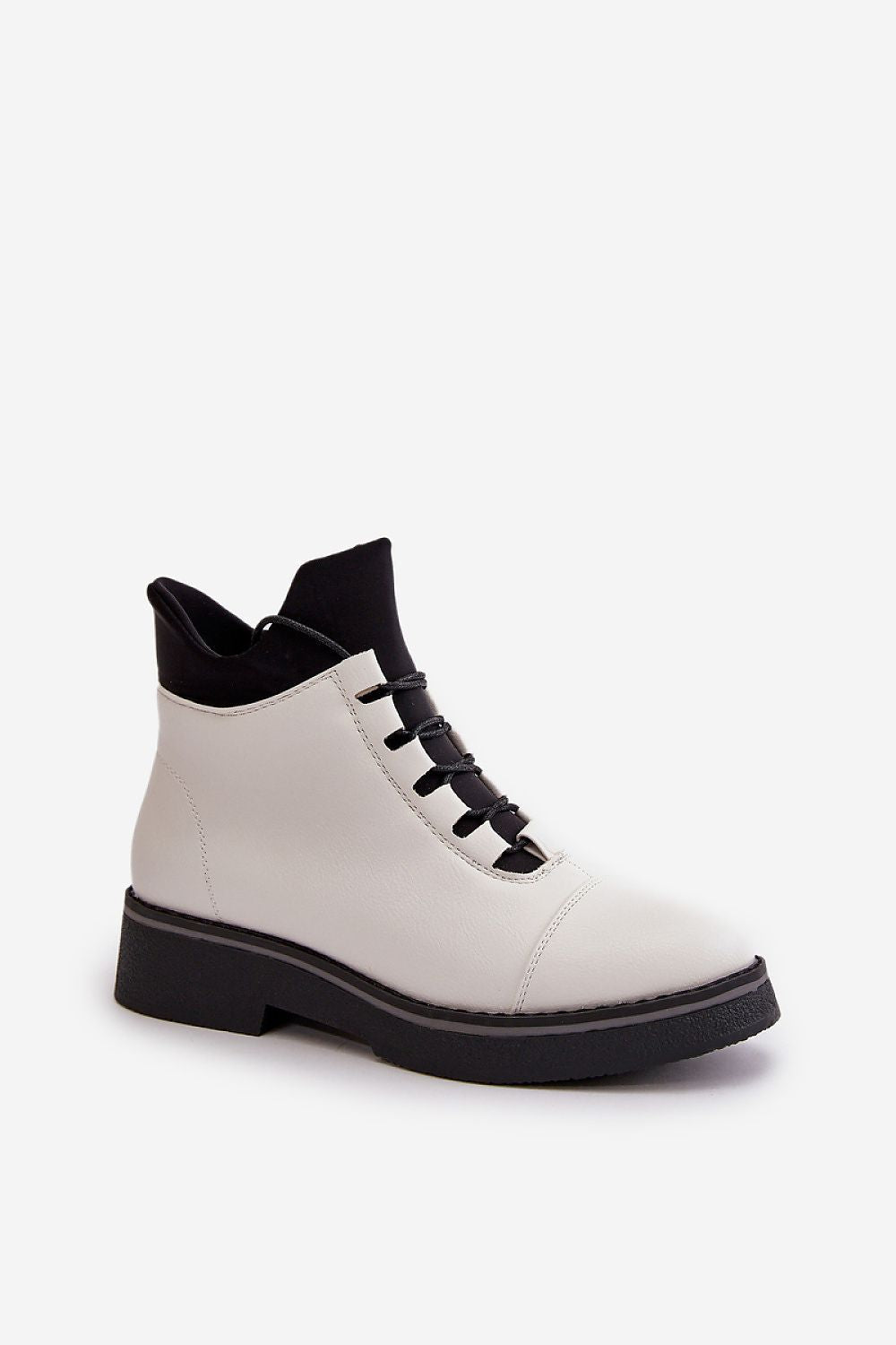 Women's Jezzi Eco-Leather Boots with Soft Fleece Lining and Zip Closure - Timeless Elegance