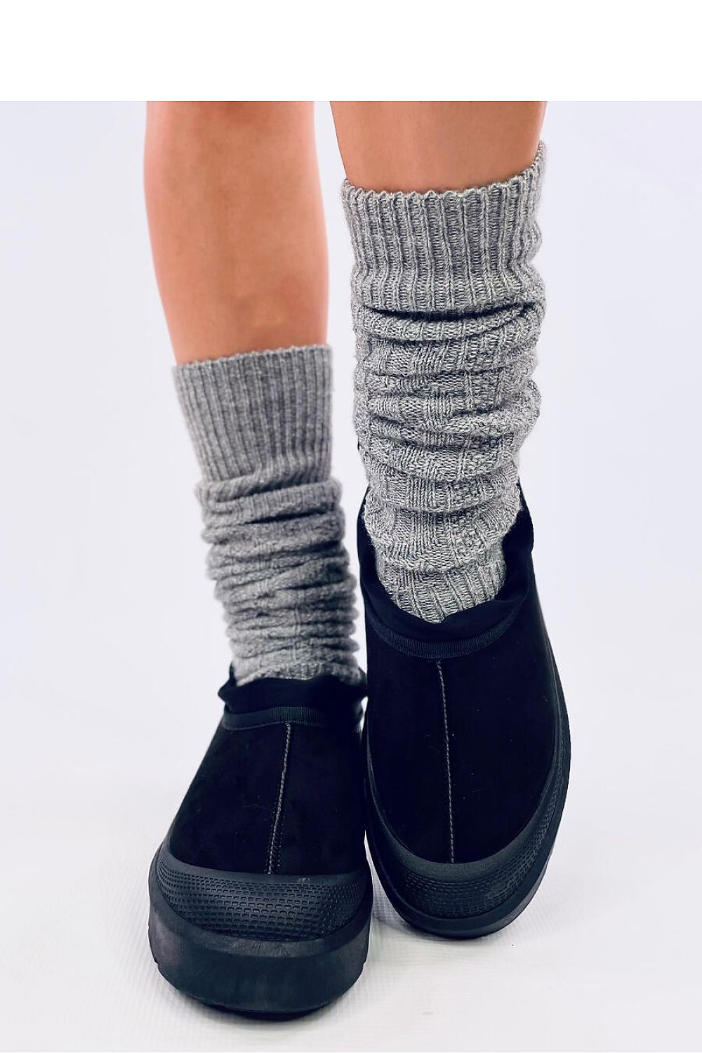 Inello Women's Short Snow Boots with Thick Fur Lining & Non-Slip Rubber Sole
