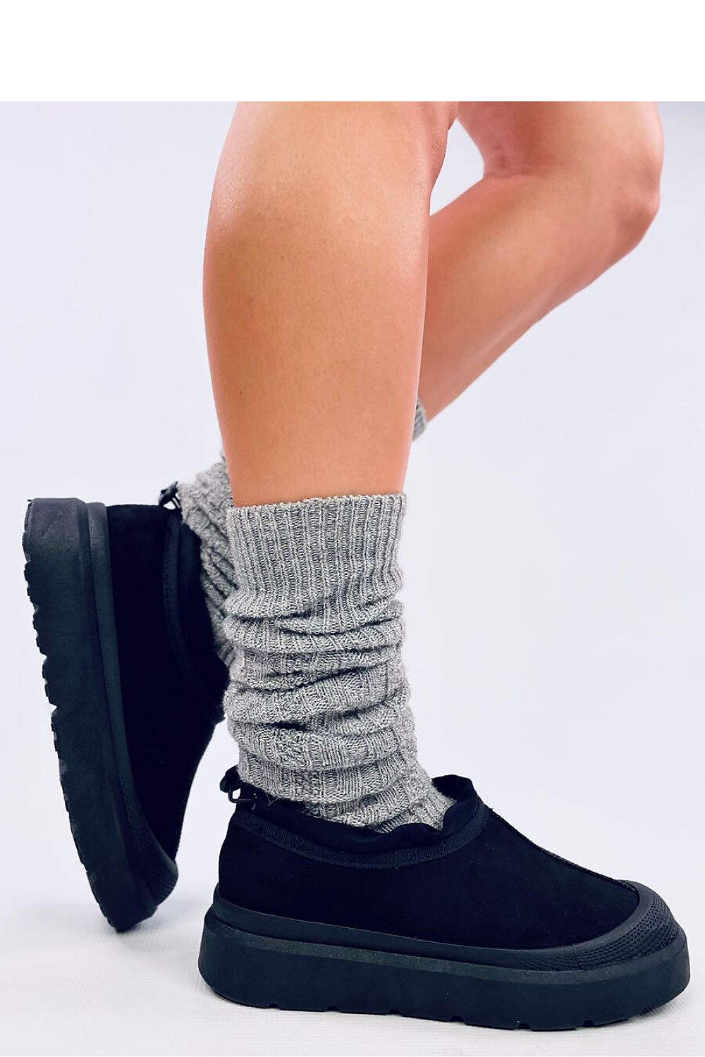 Inello Women's Short Snow Boots with Thick Fur Lining & Non-Slip Rubber Sole