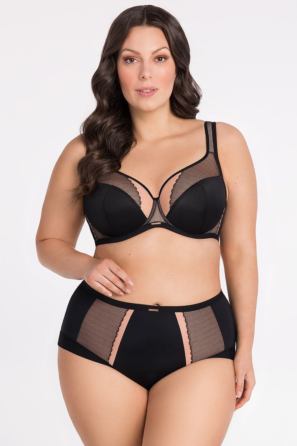 Gorsenia Luxury Lace And Microfiber Panties - Elegant Comfort With Cotton Insert