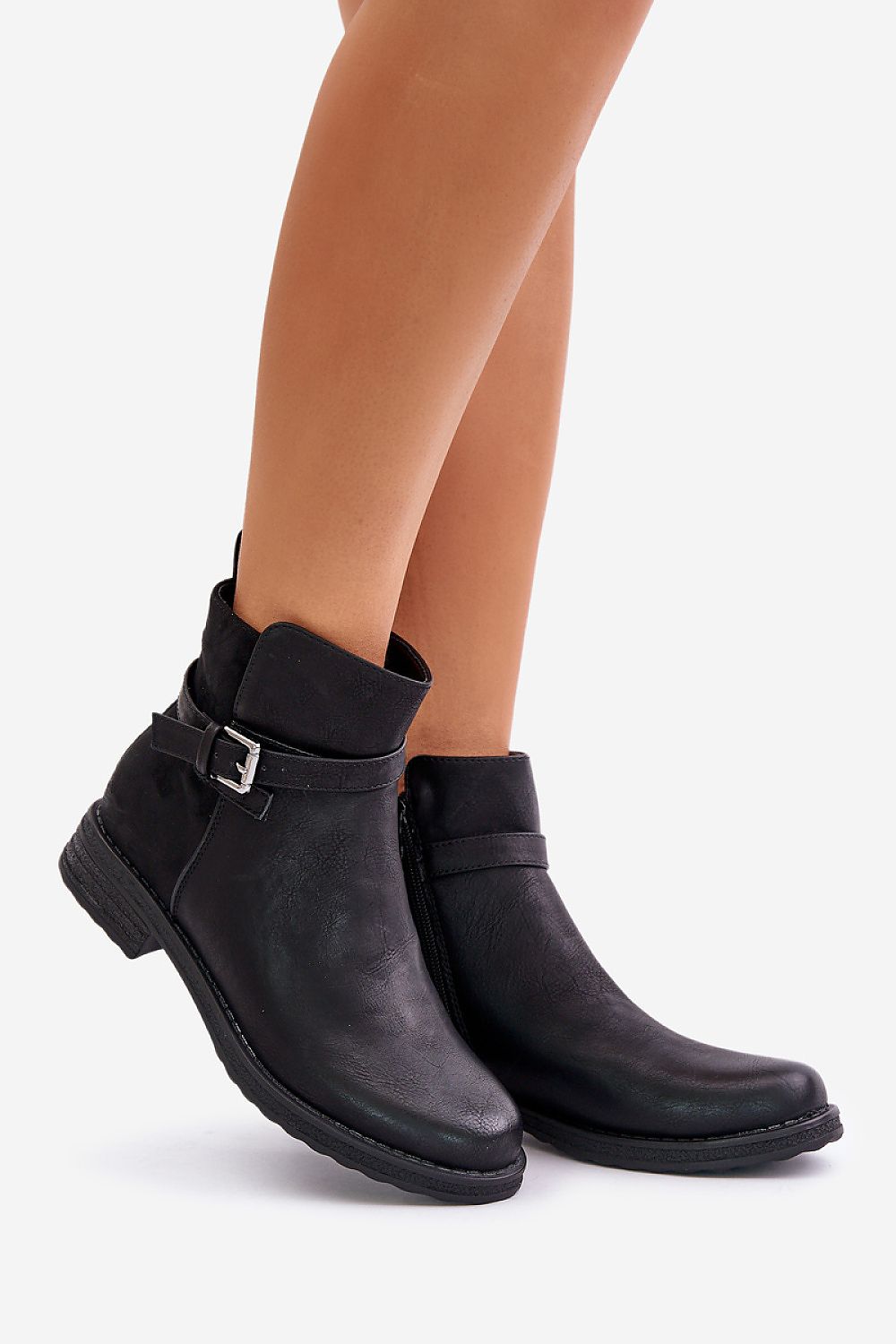 Elegant Women's Eco Leather Boots With Zipper Closure And Insulated Comfort - 12Cm Upper, 3.5Cm Heel