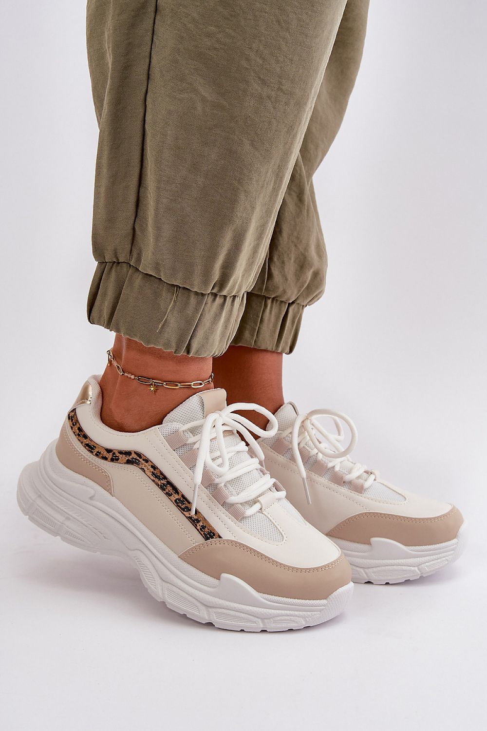 Eco-Leather Women's Sneakers with 3.5Cm Platform – Stylish Everyday Footwear